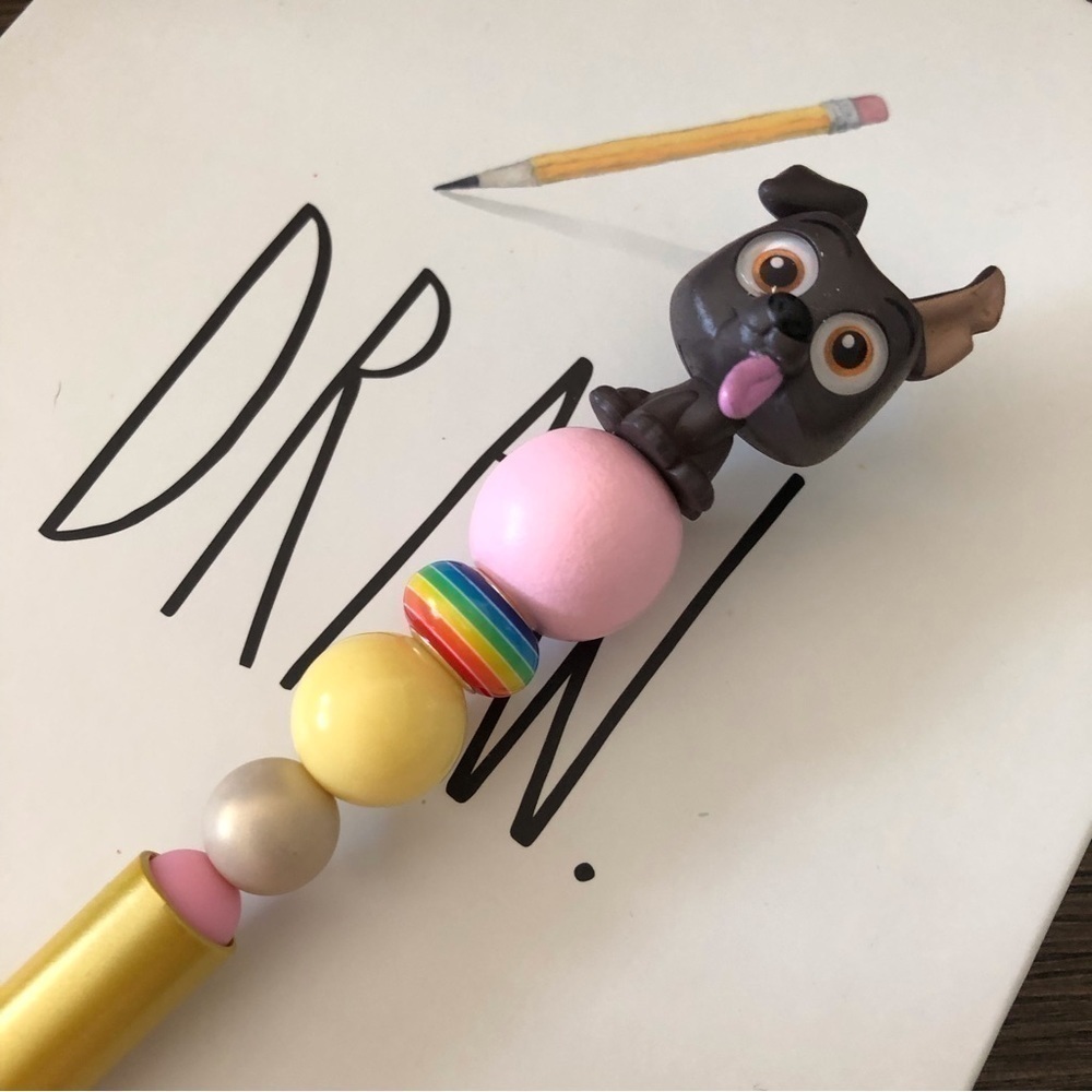 Disney Doorables: Coco: Dante handmade beaded pen